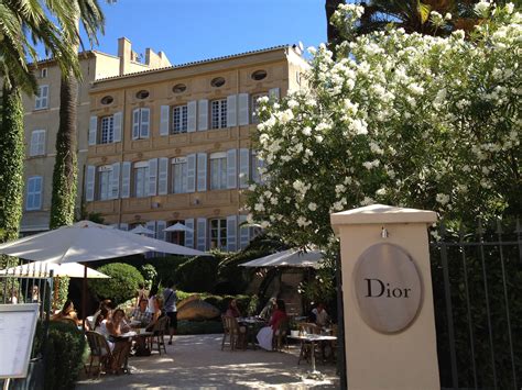 dior restaurant in st tropez.